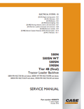 Case 580N, 580SN WT, 580SN, 590SN Tier B Tractor Loader Backhoe Service Manual 48080070 PDF