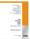 Case 580N, 580SN WT, 580SN, 590SN Tire 3 Tractor Loader Backhoe Service Manual 47878207 PDF