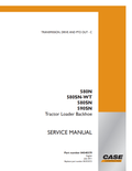 Case 580N, 580SN WT, 580SN, 590SN Tractor Loader Backhoe Service Manual 84540379 PDF