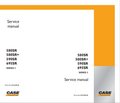 Case 580SR, 580SR+, 590SR, 695SR, Series 3 Backhoe Loader Service Manual 87643852B PDF