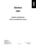 Case 7200 Pro and 8900 Series Tractor Service Repair Manual 7-67882 PDF