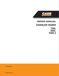 Case 750L, 850L TIER 3 Crawler Dozer Service Repair Manual 87728445NA PDF