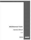 Case 8830 Windrower Tractor Operator Manual 9-13483 PDF
