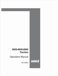 Case 8930, 8940, 8950 Tractor Operator Manual 9-29012 PDF