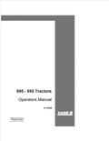 Case 895, 995 Tractor Operator Manual 9-19760 PDF