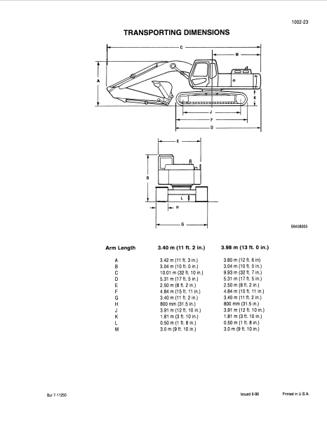 Case 9040B Excavator Service Manual 7-63132 PDF