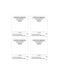 Case 9050B Excavator Service Repair Manual 7-64192 PDF