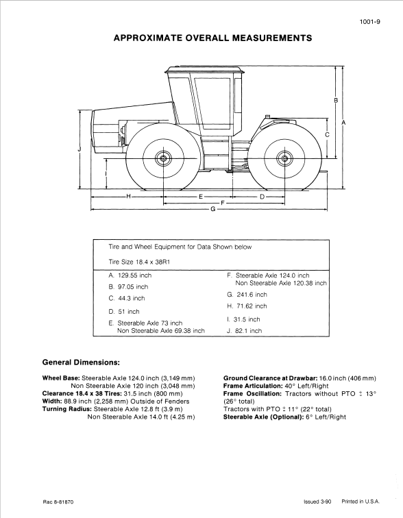 Case 9100 And 9200 Series Tractor Service Manual 8-81919 PDF