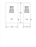 Case CX31, CX36 Hydraulic Excavator Service Manual 6-49210 PDF