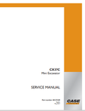 Case CX37C Mini Excavator Service Manual 48127449 PDF