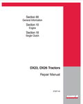 Case DX23, DX26 Tractor Service Repair Manual 87367149 PDF