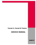 Case Farmall 31, 35 Tractor Service Manual PDF