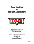 Case IH 3250, 3300, 4300, 5300 Row Markers for Toolbar Appl DMI Operator Manual 00100277 PDF