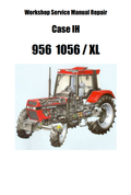 Case IH 956,1056 XL Workshop Service Manual PDF