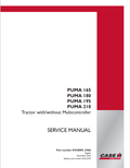 Case IH PUMA 165, 180, 195, 210 Tractor Service Manual 87628095_CNA PDF