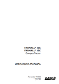 Case IH Tractor Farmall 30C, Farmall 35C 47578253 Operator Manual PDF