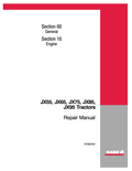 Case JX55, JX65, JX75, JX85, JX95 Tractor Service Repair Manual 87060402 PDF