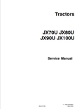 Case JX70U, JX80U, JX90U, JX100U Tractor Service Manual 6-61030 PDF