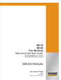 Case SR130, SR160 Tier 4B Service Manual 47712039 PDF