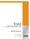Case SR175, SV185 Tier 4B Service Manual 47851947 PDF