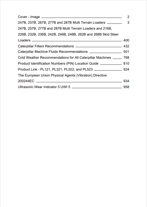Caterpillar Cat 3013 Engine - Machine Operation and Maintenance Manual PDF | S/N 4ZW, ZSA