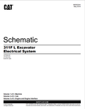 Caterpillar Cat 311F LRR Excavator Electrical And Hydraulic Schematic Manual PDF | S/N LZF