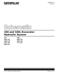Caterpillar Cat 320-A Excavator Electrical and Hydraulic Schematic Manual PDF | S/N 3XM, 2BN