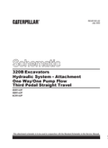 Caterpillar Cat 320B Excavator Electrical And Hydraulic Schematic Manual PDF | S/N 5BR