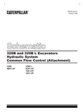 Caterpillar Cat 320B L Excavator Electrical and Hydraulic Schematic Manual PDF | S/N 9CS