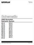 Caterpillar Cat 320C Excavator Electrical and Hydraulic Schematic Manual PDF | S/N ALF