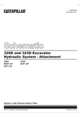 Caterpillar Cat 320D Excavator Electrical and Hydraulic Schematic Manual PDF | S/N MZD