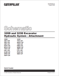 Caterpillar Cat 320D and 323D Excavator Hydraulic System Schematic Manual PDF | S/N WNE
