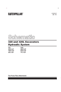 Caterpillar Cat 320L Excavator Electrical And Hydraulic Schematic Manual PDF | S/N 4BK