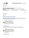Caterpillar Cat 321C Excavator Operation and Maintenance Manual PDF | S/N MCF