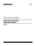Caterpillar Cat 322C FM Excavator Electrical and Hydraulic Schematic Manual PDF | S/N CAM