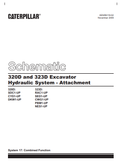 Caterpillar Cat 323D LN Excavator Electrical and Hydraulic Schematic Manual PDF | S/N CYD