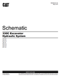 Caterpillar Cat 330C L Excavator Electrical and Hydraulic Schematic Manual PDF | S/N DKY