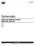 Caterpillar Cat 330F Excavator Electrical and Hydraulic Schematic Manual PDF | S/N JFR