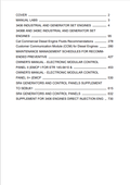 Caterpillar Cat 3512 Generator Set Engine Operation and Maintenance Manual PDF | S/N 2WB