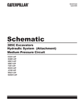 Caterpillar Cat 385C Excavator Electrical and Hydraulic Schematic Manual PDF | S/N KBC