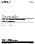 Caterpillar Cat 420E Backhoe Loader Schematic Manual PDF | S/N PRA