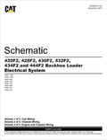 Caterpillar Cat 420F2, 428F2, 430F2, 432F2, 434F2 and 444F2 Backhoe Loader Electrical System Schematic Manual PDF | S/N HWD