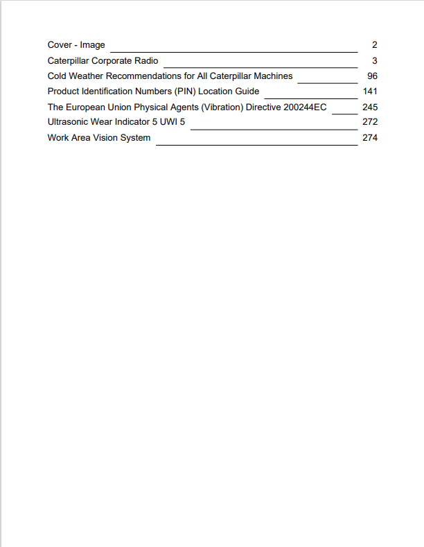 Caterpillar Cat 631K Wheel Tractor-scrape Operation and Maintenance Manual PDF | S/N B2Y