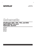 Caterpillar Cat 65C Challenger Electrical and Hydraulic Schematic Manual PDF | S/N 2ZJ&nbsp;