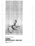 Caterpillar Cat 7261 Marine Engine Service Manual PDF | S/N 89B1