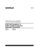 Caterpillar Cat 815F Soil Compactor Electrical and Hydraulic Schematic Manual PDF | S/N BKL