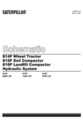 Caterpillar Cat 816F Landfill Compactor Electrical and Hydraulic Schematic Manual PDF | S/N 5FN