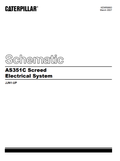 Caterpillar Cat AS3251C Asphalt Screed Electrical And Hydraulic Schematic Manual PDF | S/N JJN
