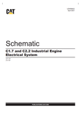 Caterpillar Cat C2.2 Industrial Engine Electrical and Hydraulic Schematic Manual PDF | S/N J27