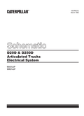Caterpillar Cat D250D Articulated Truck Electrical and Hydraulic Schematic Manual PDF | S/N 6NG